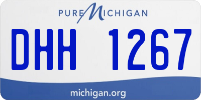 MI license plate DHH1267