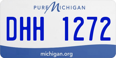 MI license plate DHH1272