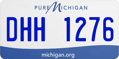 MI license plate DHH1276