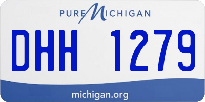MI license plate DHH1279