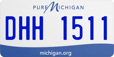 MI license plate DHH1511