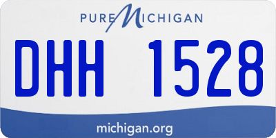 MI license plate DHH1528