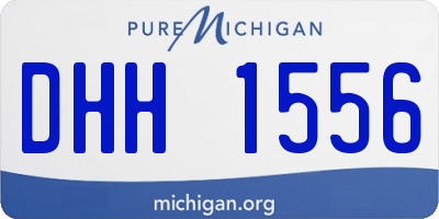 MI license plate DHH1556