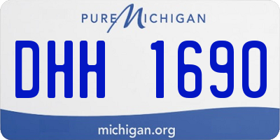MI license plate DHH1690