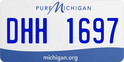 MI license plate DHH1697
