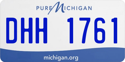 MI license plate DHH1761