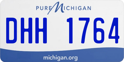 MI license plate DHH1764