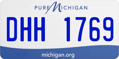 MI license plate DHH1769