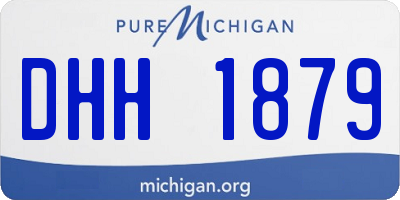 MI license plate DHH1879