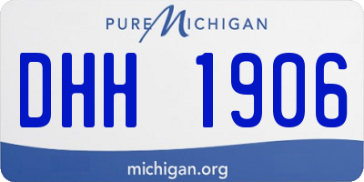 MI license plate DHH1906