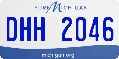MI license plate DHH2046