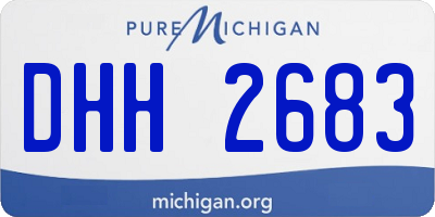 MI license plate DHH2683