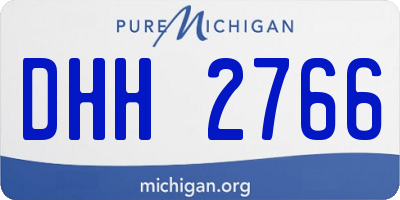 MI license plate DHH2766