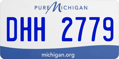 MI license plate DHH2779