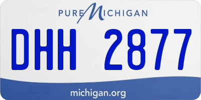 MI license plate DHH2877