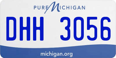 MI license plate DHH3056