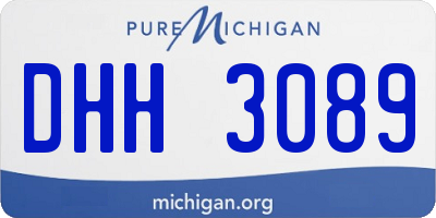 MI license plate DHH3089