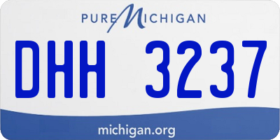 MI license plate DHH3237
