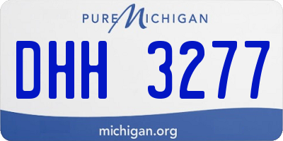 MI license plate DHH3277