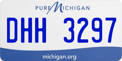 MI license plate DHH3297