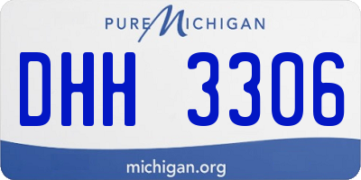 MI license plate DHH3306