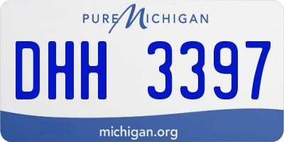 MI license plate DHH3397