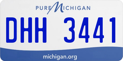 MI license plate DHH3441