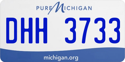 MI license plate DHH3733
