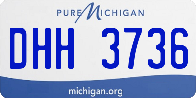 MI license plate DHH3736
