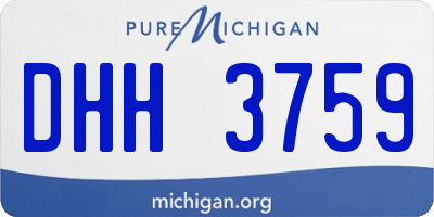 MI license plate DHH3759