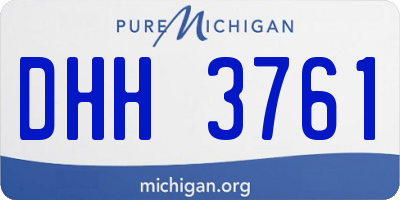 MI license plate DHH3761