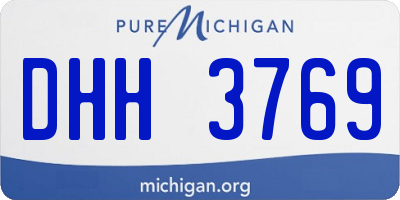 MI license plate DHH3769