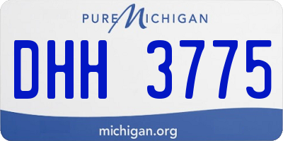 MI license plate DHH3775