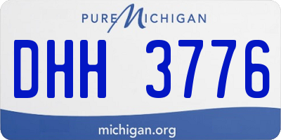 MI license plate DHH3776