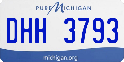 MI license plate DHH3793