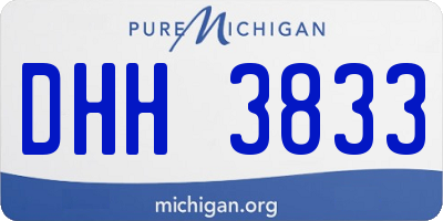 MI license plate DHH3833