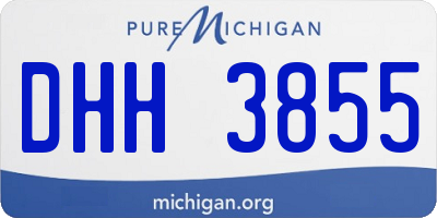 MI license plate DHH3855
