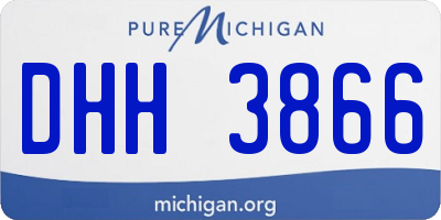 MI license plate DHH3866