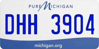 MI license plate DHH3904
