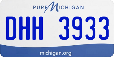 MI license plate DHH3933