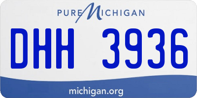 MI license plate DHH3936