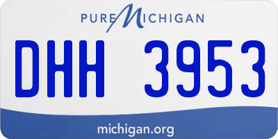 MI license plate DHH3953