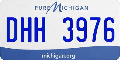 MI license plate DHH3976