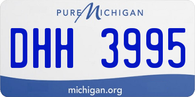MI license plate DHH3995
