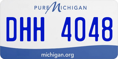 MI license plate DHH4048