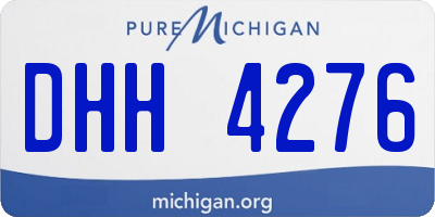 MI license plate DHH4276