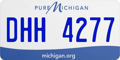 MI license plate DHH4277