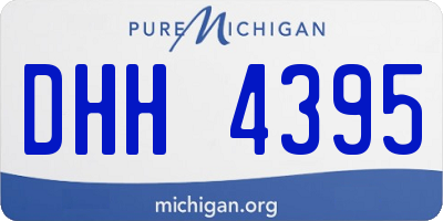 MI license plate DHH4395