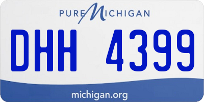 MI license plate DHH4399
