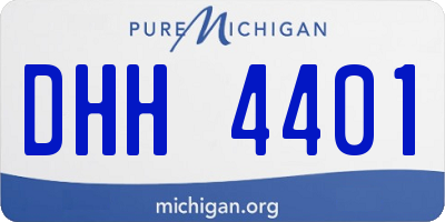 MI license plate DHH4401